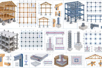 do wood, steel and concrete structural design, structural engineer