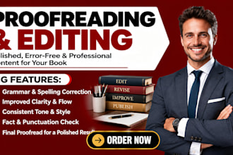 be your book proofreader, ebook proofreader, children book editor, book editor