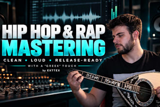 professionally master your rap, hip hop or trap song