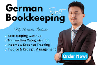 provide german bookkeeping, buchhaltung and financial records support