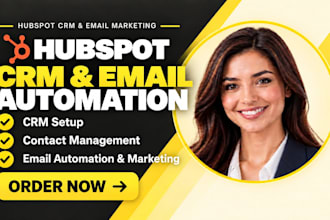 set up hubspot CRM contact management hubspot email automation email marketing