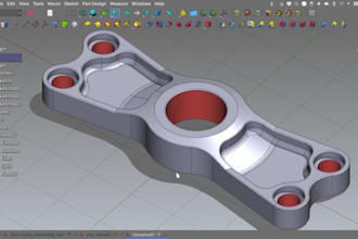design 3d parametric cad models and parts in freecad