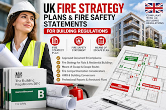 prepare UK fire strategy plans, fire safety statements and fraew reports