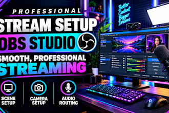 set up and optimize obs studio for streaming and recording