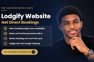 lodgify website, direct booking site, vacation rental, lodgify seo, book direct