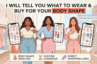 tell you what to wear, buy for your body shape with shoppable style guide