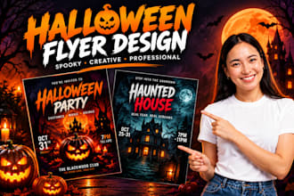 design halloween party flyer event flyer halloween poster