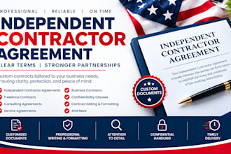 draft a professional independent contractor agreement
