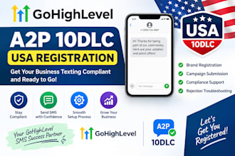 help with gohighlevel a2p 10dlc USA registration