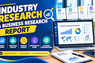 conduct industry research and prepare a business research report