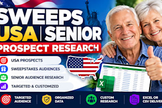 provide sweeps leads, USA leads, elderly senior leads, and targeted leads