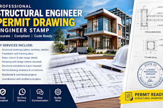 do structural engineer permit drawing engineer stamp
