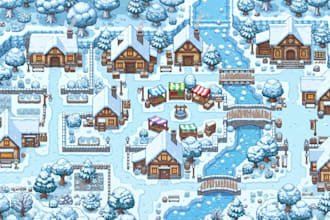 create 2d top down pixel art tileset pixel game art tilemap rpg maker game asset