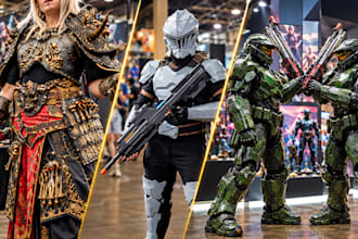 design custom cosplay armor, helmets, eva foam,  props and sewing patterns