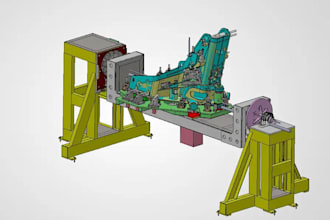 design sheet metal fabrication fixture, laser cut jig dfm engineering