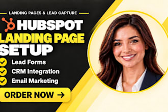 set up hubspot landing page lead forms hubspot CRM integration email marketing