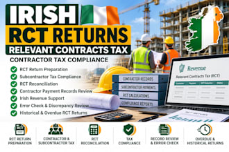 assist with irish rct returns, relevant contracts tax, contractor tax compliance