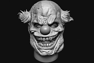 3d print and paint realistic oni masks and demon mask for halloween props