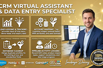 do saas crm data entry tech lead generation logging and database cleaning