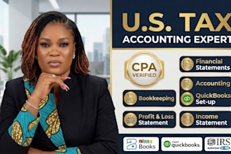set up quickbooks, bookkeeping clean up, financial statement, profit and loss