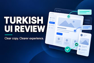 review your turkish app and website text for clarity