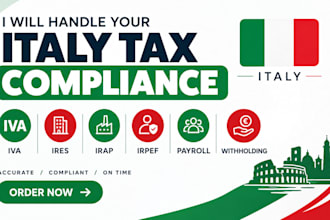 handle italy tax compliance iva ires irap irpef payroll and withholding