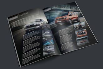 design automotive magazine ads for car dealerships and vehicle promotions