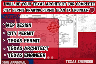 be your texas architect for complete city permit drawing permit plan tx engineer