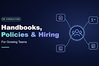 be your HR consultant for employee handbooks, policies and hiring