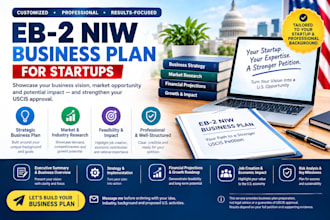 write eb2 niw business plan for startups to strengthen your uscis approval