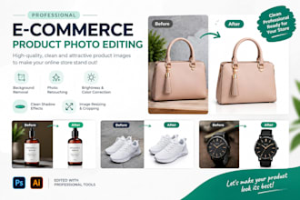 edit and retouch ecommerce product photos