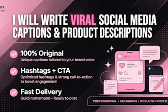 write engaging social media captions