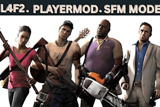 rig, port, edit or create sfm model, gmod playermodel, l4d2 or tf2 model vrchat