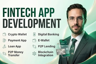 build fintech app, crypto wallet app, payment app, loan app, p2p money transfer