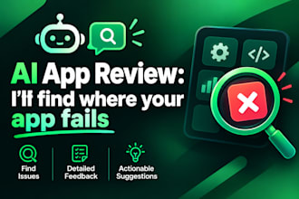 do an ai app review and test your chatbot with a detailed quality report