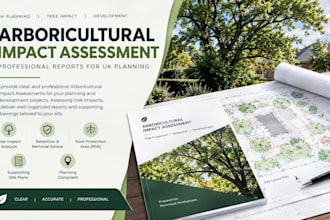prepare an arboricultural impact assessment for UK planning
