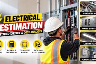 do electrical estimating material takeoff and cost estimation