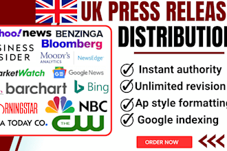 write UK USA press release, USA press release distribution, dutch press release