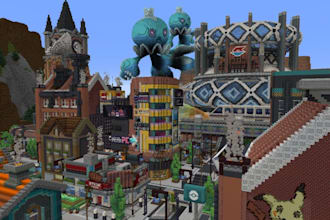 build a custom minecraft map, world, or landscape for you