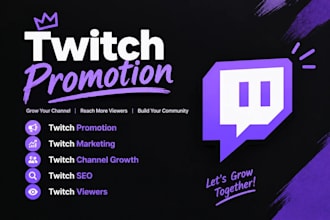 organic twitch promotion, marketing and SEO
