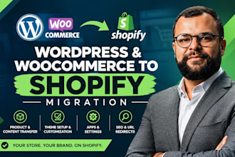 migrate wordpress website to shopify, wix squarespace migration to shopify