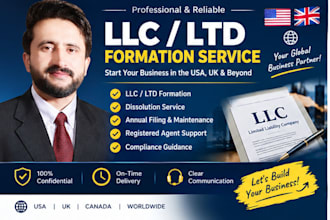 assist with llc ltd company formation and business registration
