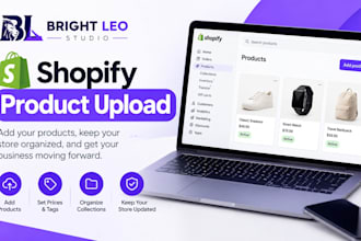 upload and organize product in your shopify store