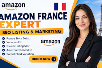 setup france amazon store, fix amazon variation, french amazon listing SEO