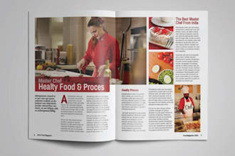 design restaurant magazine ads and food print advertisements