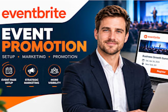 do eventbrite event setup, marketing and event promotion