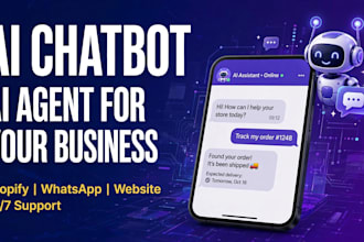 setup ai chatbot and ai agent for your website and shopify store