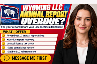 file your wyoming llc annual report and check your state compliance