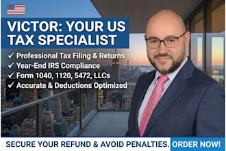 do US tax filing, US tax returns, llc tax, and irs tax preparation