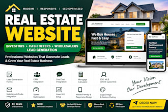build your real estate investor wholesale and lead generation website